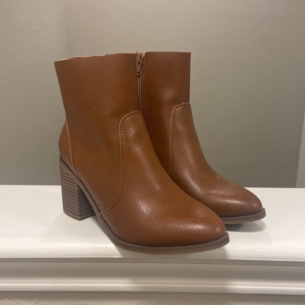 Target Brown Booties, Size 6.5
